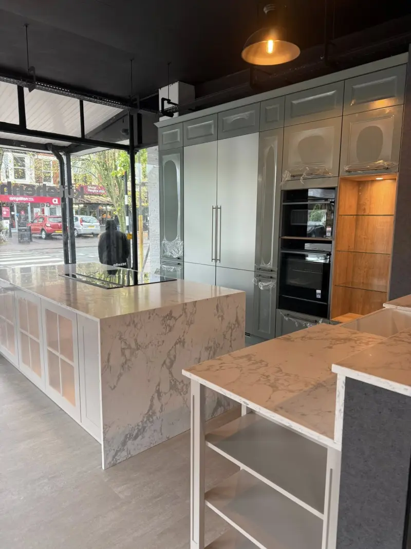 Modern commercial showroom cleaned to professional standard